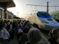 Fahrt mit dem Schnellzug 