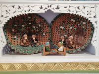 Dekoration in unserem Hotel in Samarkand