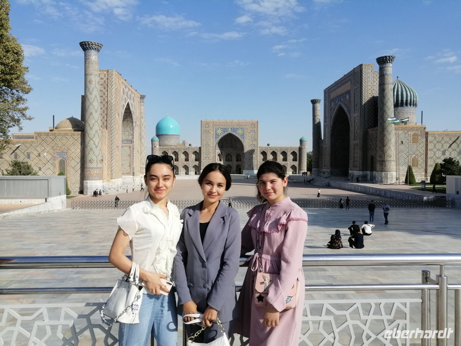 Stadtbesichtigung: Registan-Platz in Samarkand