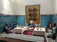 Ausstellung in der Ulugbek-Medresse