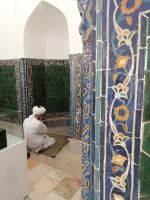 ein Mufti in der Ulugbek-Medresse