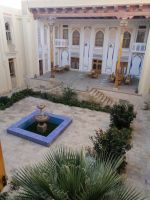 Hof des Hotels in Buchara