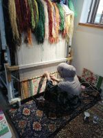 Besichtigung eines Teppichladens mit einer Vorführung, Buchara