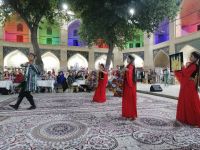 Folkloreabend in der Nodir Devon Begi Medresse, Buchara