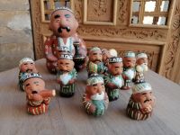 Stadtrundgang durch Chiwa, in der Holzwerkstatt