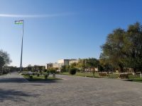 Park neben dem Hotel Malika Khoresm