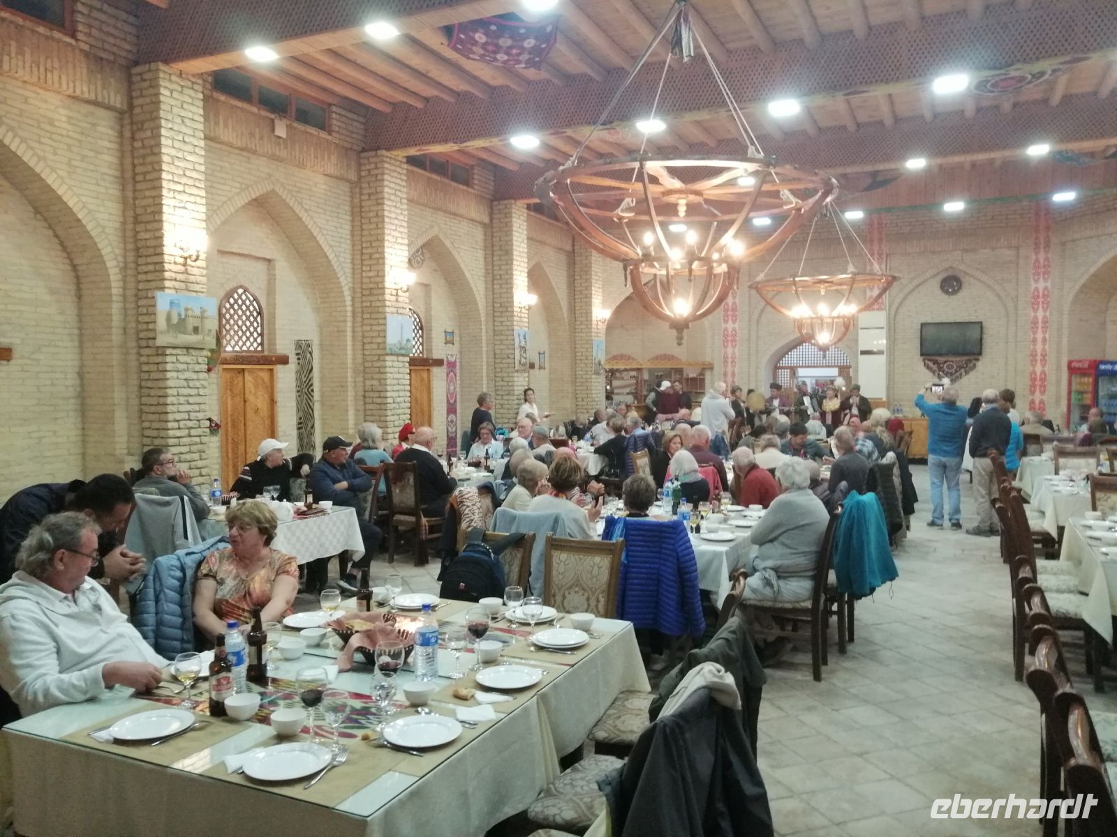 unser letztes Abendessen in Chiwa