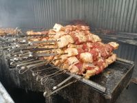 Fotostopp auf einem Basar bei Almaty