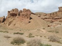 Wanderung im Charyn-Canyon im Tal der Schlösser