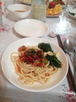 zu Besuch bei Dunganen zum Abendessen, Dorf Irdyk