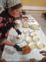 zu Besuch bei Dunganen zum Abendessen, Dorf Irdyk