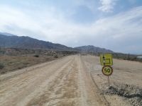 Straßenbauarbeiten auf der südlichen Strecke vom Issyk Kul-See