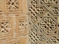 Terrakottafliesen, Mausoleen Aischa-Bibi und Babadschi-Hatun, bei Taraz