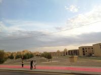 Ankunft in der Stadt Turkistan, Kasachstan