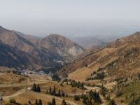 Blick von Schymbulak auf Almaty
