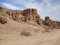 Leichte Wanderung durch den Charyn-Canyon mit grandiosen Aussichten mit seinen phantastischen Skulpturen