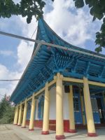 Besichtigung der ostasiatischen Dunganen-Moschee, Karakol