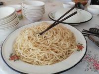 Zu Besuch bei einer dunganischen  Familie im Dorf Irdyk, Karakol