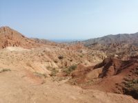Abstecher  beim Canyon Skazka am Issyk-Kul-See