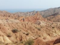 Abstecher  beim Canyon Skazka am Issyk-Kul-See