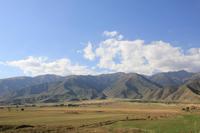 Blick zum Tian Shan Gebirge