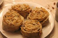 Abendessen bei einer uigurischen Familie - Manty