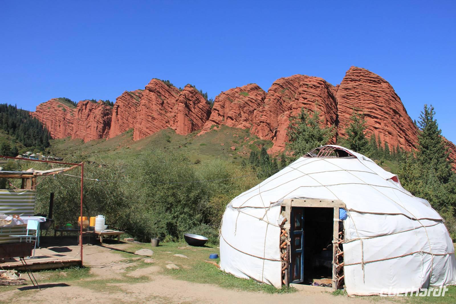 in der Schlucht Sheti Oguz - 