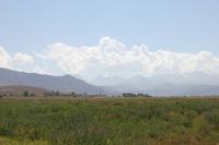 auf der Fahrt zurück nach Bischkek