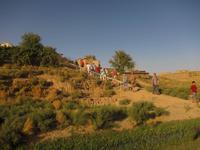 Fahrt nach Samarkand - Besuch einer Bauernfamilie