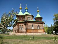 Russische Holzkirche in Karakol