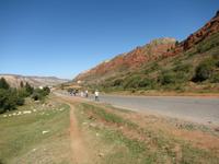 in der Jeti Oguz Schlucht