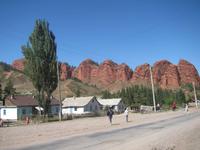 in der Jeti Oguz Schlucht - Sieben Ochsen