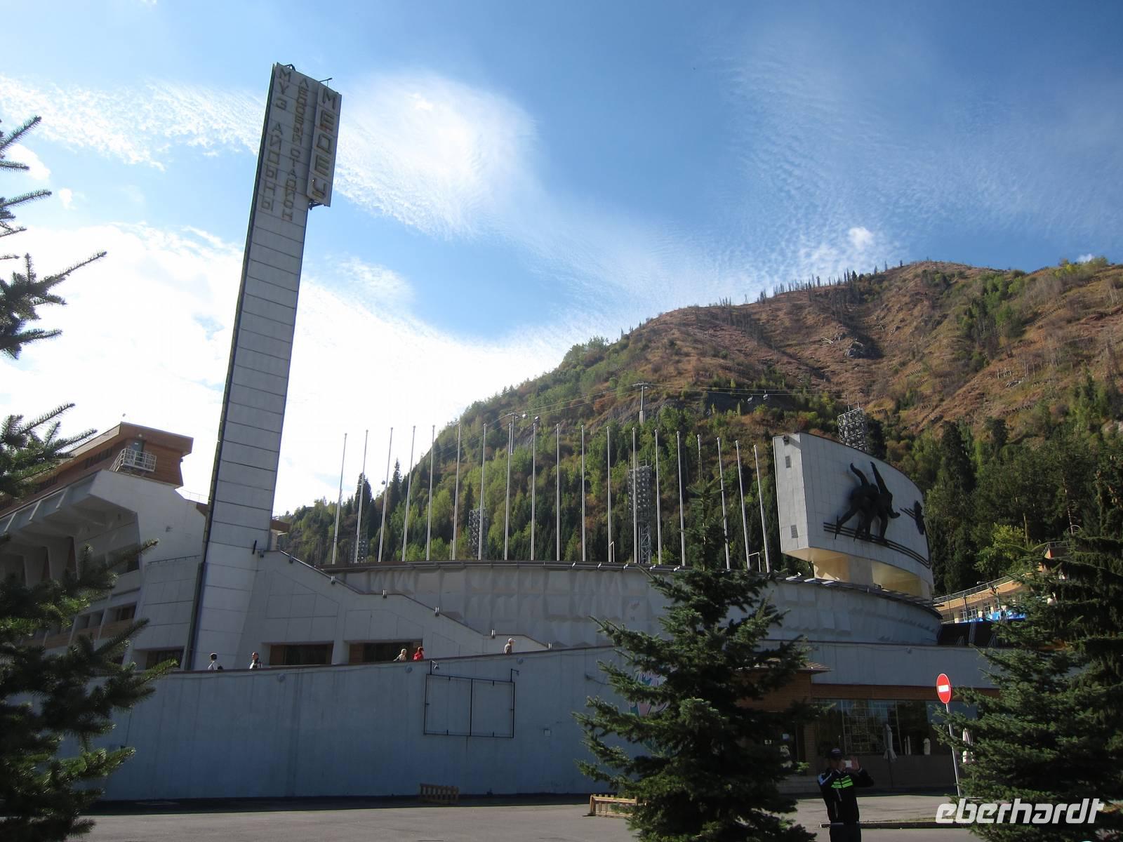 in der Medeo-Schlucht