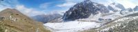 Panoramabild am Talgar-Pass: 3.200 Meter hoch