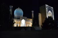 Usbekistan - Gur-Emir-Mausoleum in Samarkand bei Nacht