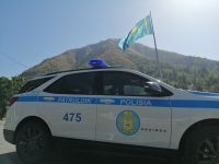 kasachische Polizei