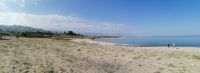 spontane Badepause am Issyk Kul-See