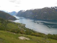 Blick auf den Aurlandsfjord