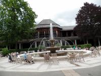 Solebrunnen + Gradierwerk im Kurgarten