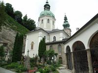 Blick zur Stiftskirche St. Peter