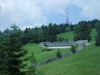 Blick aus der Seilbahn auf die Adlerwarte