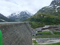 Die Staumauer des Silvrettasees
