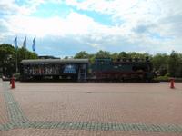 Der Starlight-Express vor dem Theater in Bochum