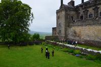 438 Schottland, Stirling Castle, Ehrensalut für die Queen