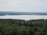 Blick vom Adlerhorst Naturerbezentrum Prora auf den Kleinen Jasmunder Bodden