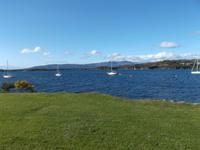 Blick vom Hotel in Kyleakin, Insel Skye