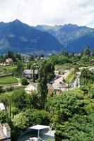 Blick in die Berge vom Schloss