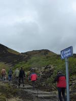 Aufstieg auf den Krater Grabrok