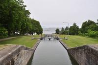 Sieben-Kammer-Schleuse von Berg - Radetappe Göta Kanal von Motala nach Berg (Linköping)
