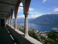 Der Lago Maggiore aus Sicht von Madonna del Sasso